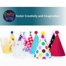 Crafty Witty – Gold Foiled Party Hats & Crowns