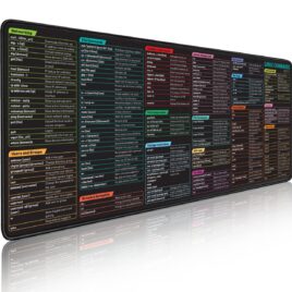 Linux Commands Line Mouse pad – Extended Large Cheat Sheet Mousepad